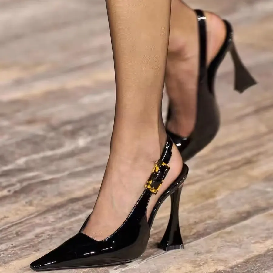 Breakj Breakj Heel High-Heeled Women 2025 Korean Version Of The Pointed Niche Temperament Single Shoes Wearing Dating Fashion Shoes Women