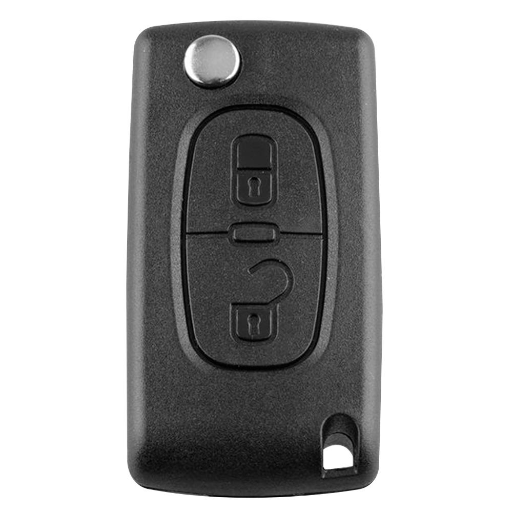 

433MHz ID46 Chip 2 Button Folding Remote Key Fob for Peugeot 207 307 308, 501 Original