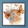 >SALE<5D DIY Partial Special Shaped Drill Diamond Painting Butterfly Decor 30x30cm