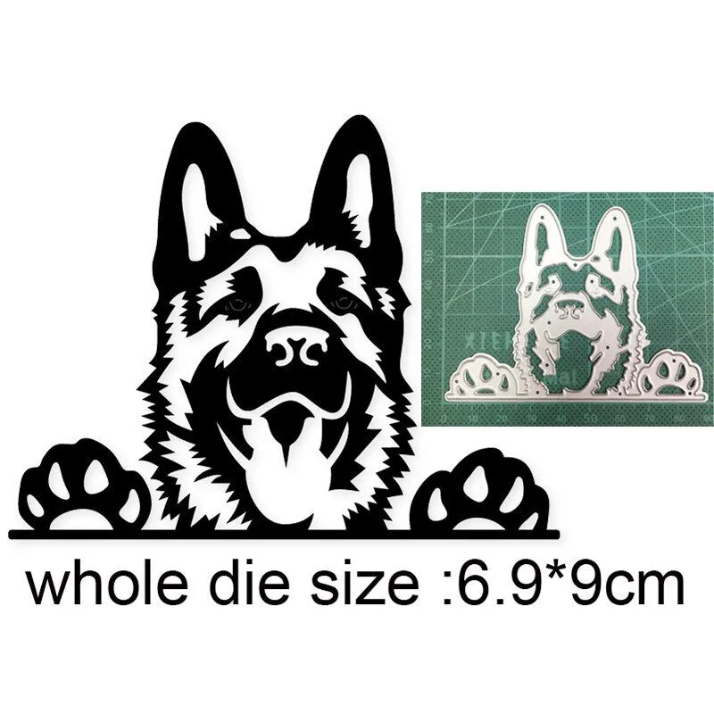 Craft Dies Metal Cutting Dies Cut Die Mold Naughty Cat Dog Scrapbooking Dies Paper Craft Knife Mould Blade Punch Stencils Dies