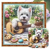 Guitar Schnauzer-11CT Stamped Cross Stitch 40*40cm/15.75*15.75in