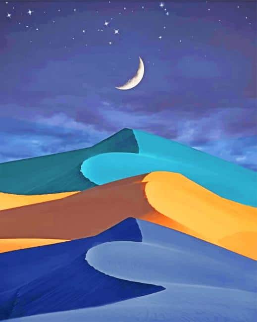 

Aesthetic Desert – Paint By Numbers - 40*50CM, 501 Original