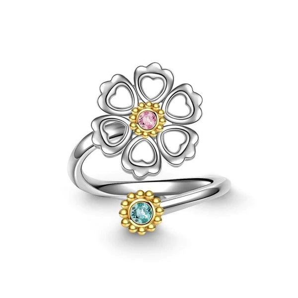 Primrose Ring 14k Gold Silver