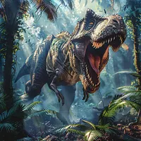T-Rex Roar - Diamond Painting