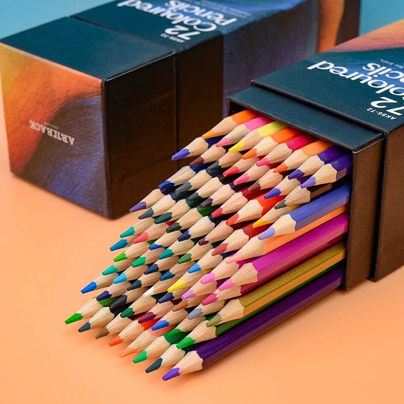 Portable Oily Colored Pencils Set