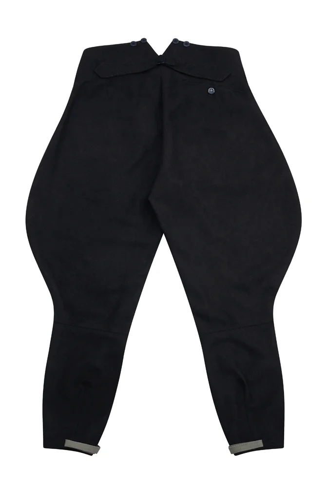   Polizei German Officer Black Wool Breeches German-Uniform