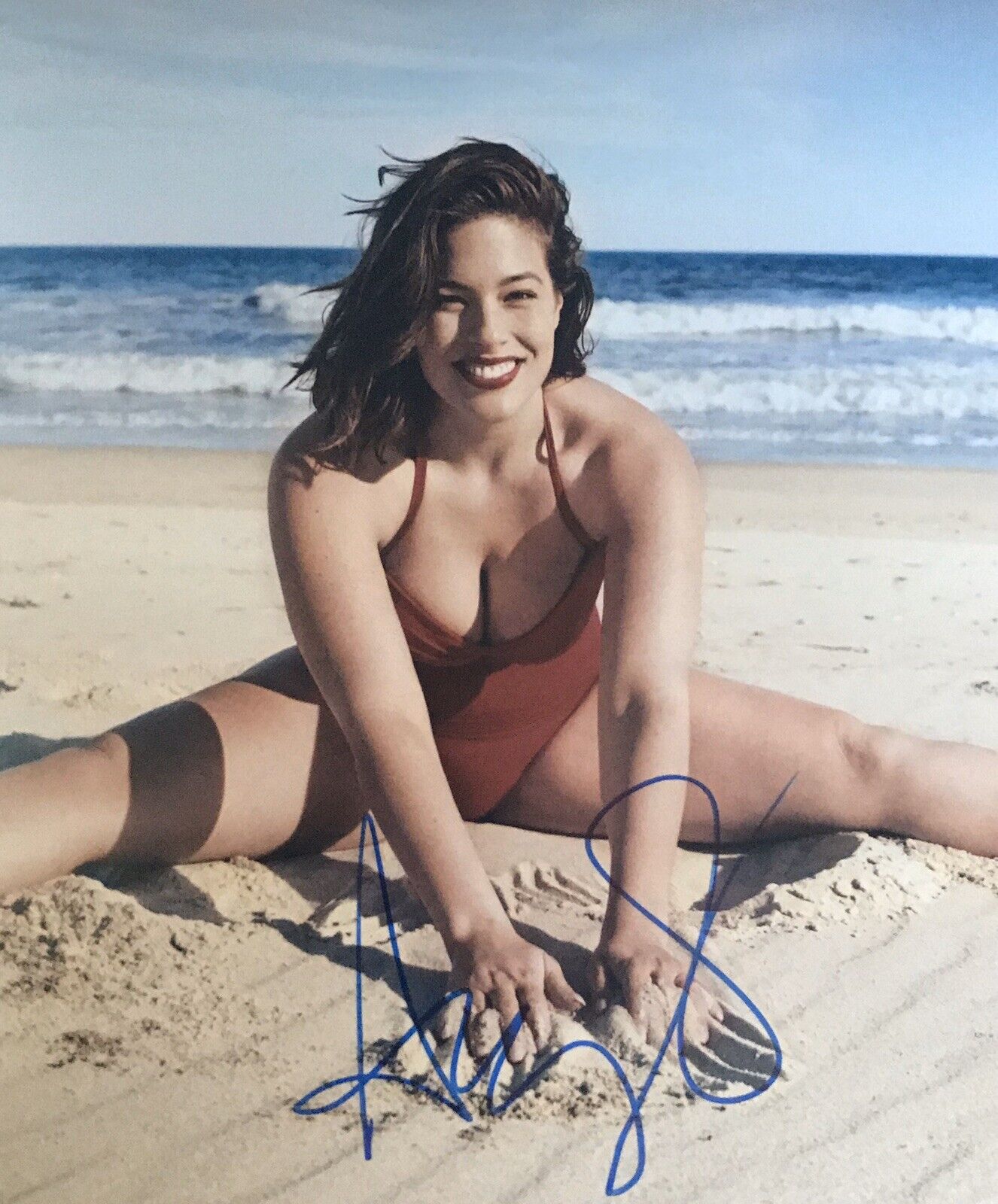 Ashley Graham Autographed Signed 8x10 Color Photo Poster painting Sexy Supermodel