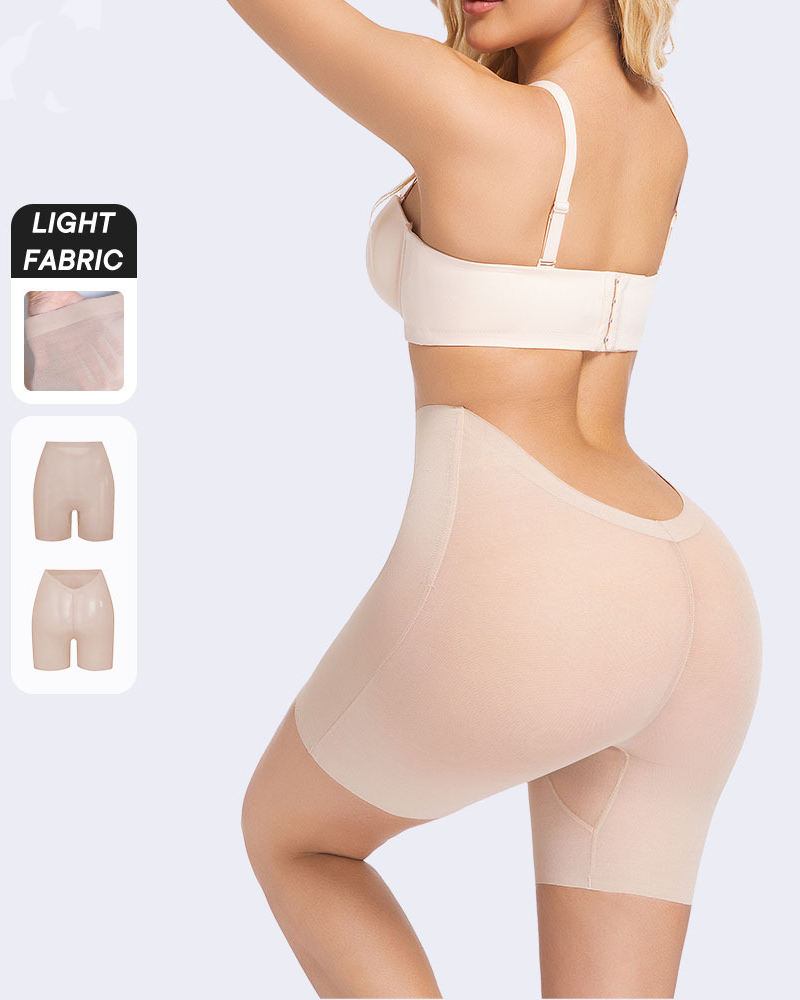 Thin High-Waisted Hip-Lifting Shorts Tight-Fitting Postpartum Shaping Waist-Cinching Safety Pants