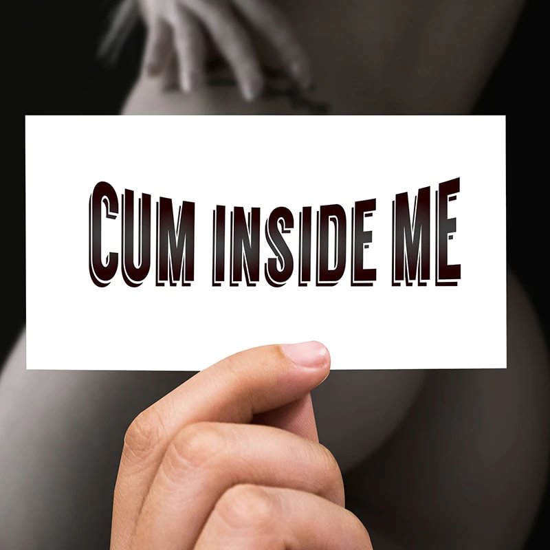Gingf inside me - Cuckold Temporary Tattoo Fetish for Hotwife