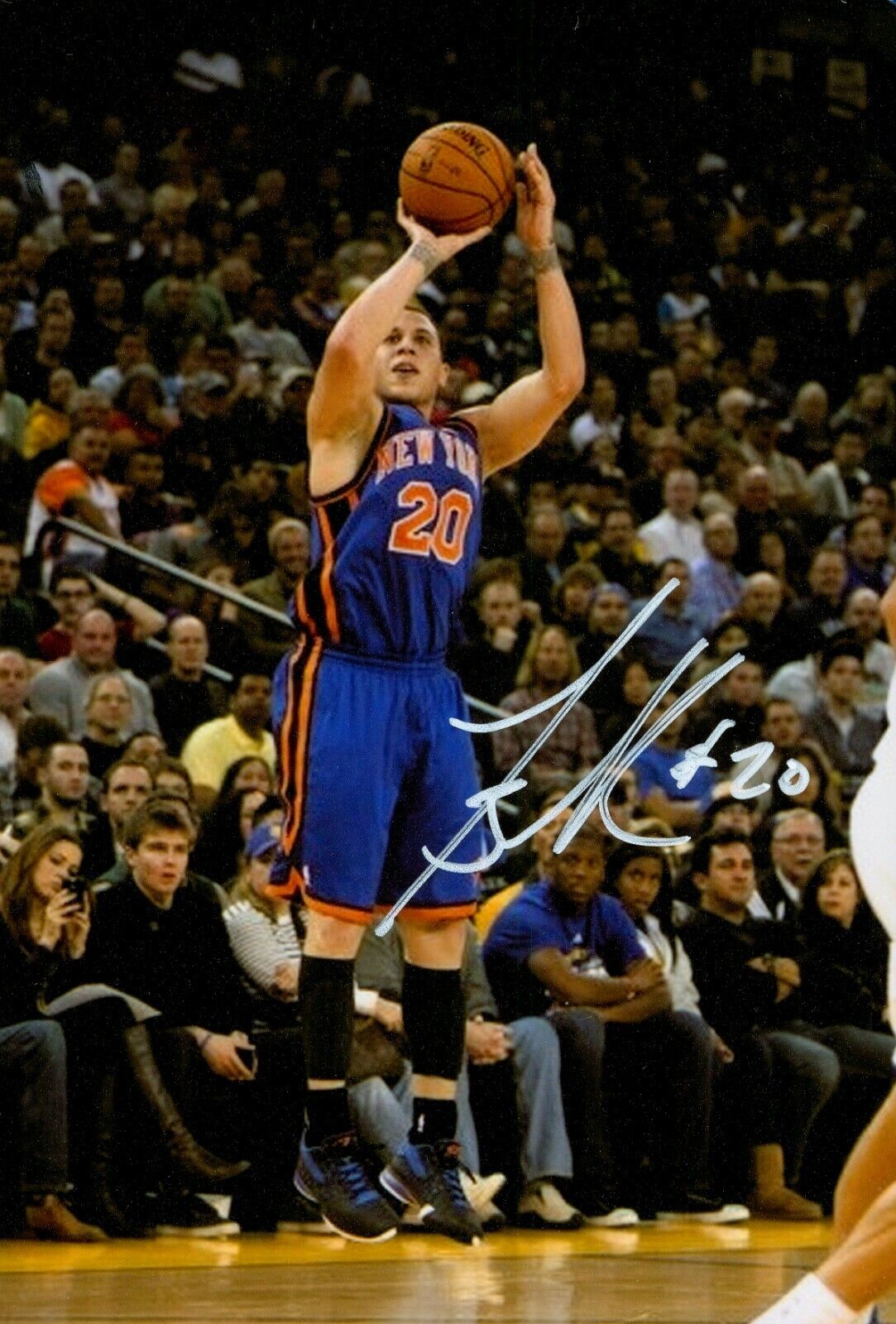 Mike Bibby Signed 6x4 Photo Poster painting New York Knicks NBA Basketball Miami Autograph + COA