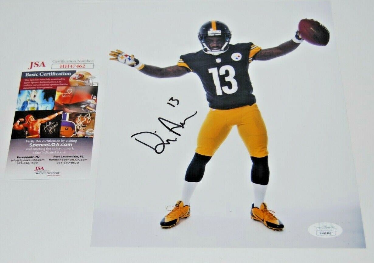 DRI ARCHER signed (PIITSBURGH STEELERS) autographed Football 8X10 Photo Poster painting JSA COA