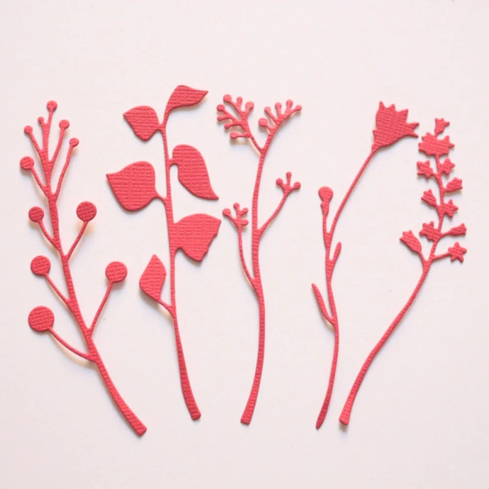 Leaf Branch Frame Cut Die Metal Cutting Dies Greenery Mold Scrapbook Embossing Card Paper Craft Knife Mould Blade Punch Stencils