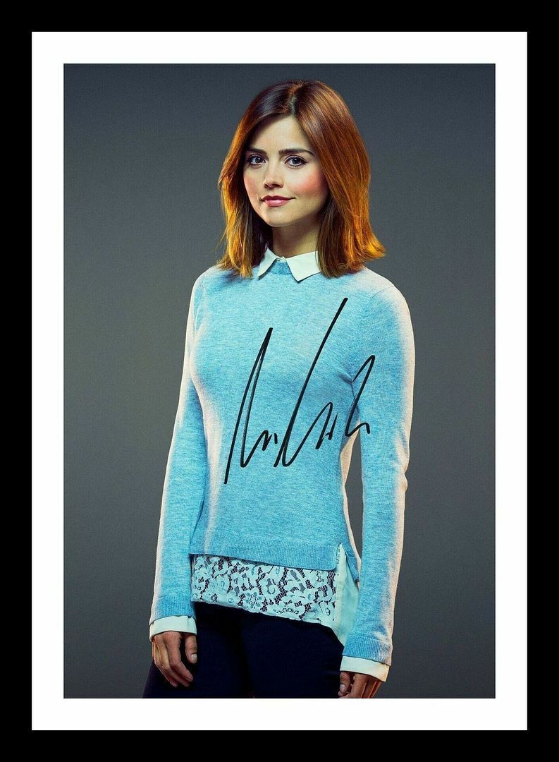 Jenna Louise Coleman Autograph Signed & Framed Photo Poster painting 3