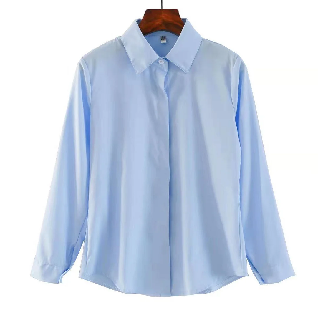 Athvotar Athvotar Velvet Shirt Women's Autumn And Winter 2025 New Design Sense Small Long-Sleeved Shirt Under The College Wind Thicker Shirt