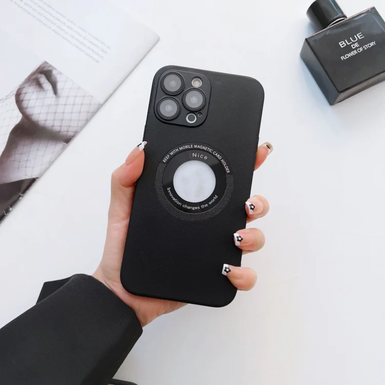 iPhone Series Leather Magnetic Drop-Resistant Phone Case