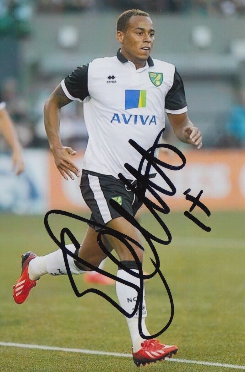 ELLIOTT BENNETT HAND SIGNED 6X4 Photo Poster painting NORWICH CITY FOOTBALL AUTOGRAPH 1