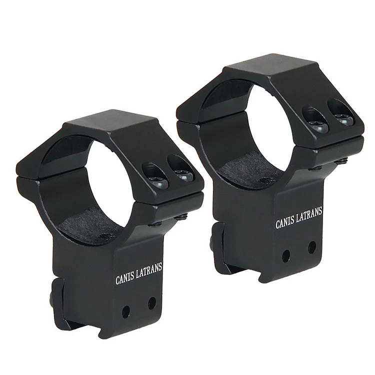 Canis Latrans 30mm Scope Mounts Rings 11mm Rail High Profile Scope Mount Black