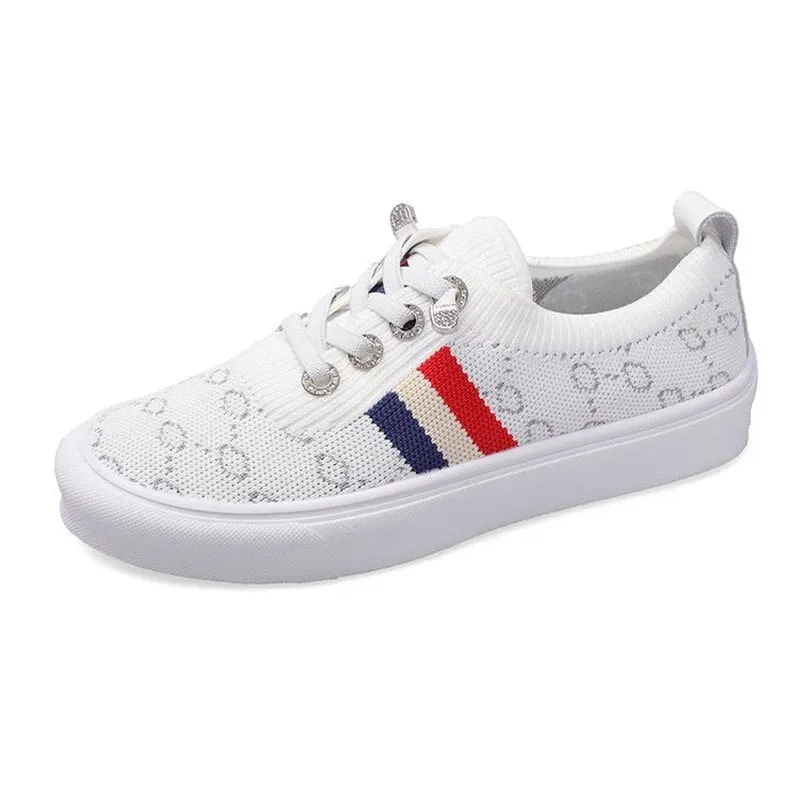 2021 Women's Casual Fashion Running Shoes for Breathable Platform Autumn Shoes  Ring White Low-top Tenis Shoe Zapatillas Hombre