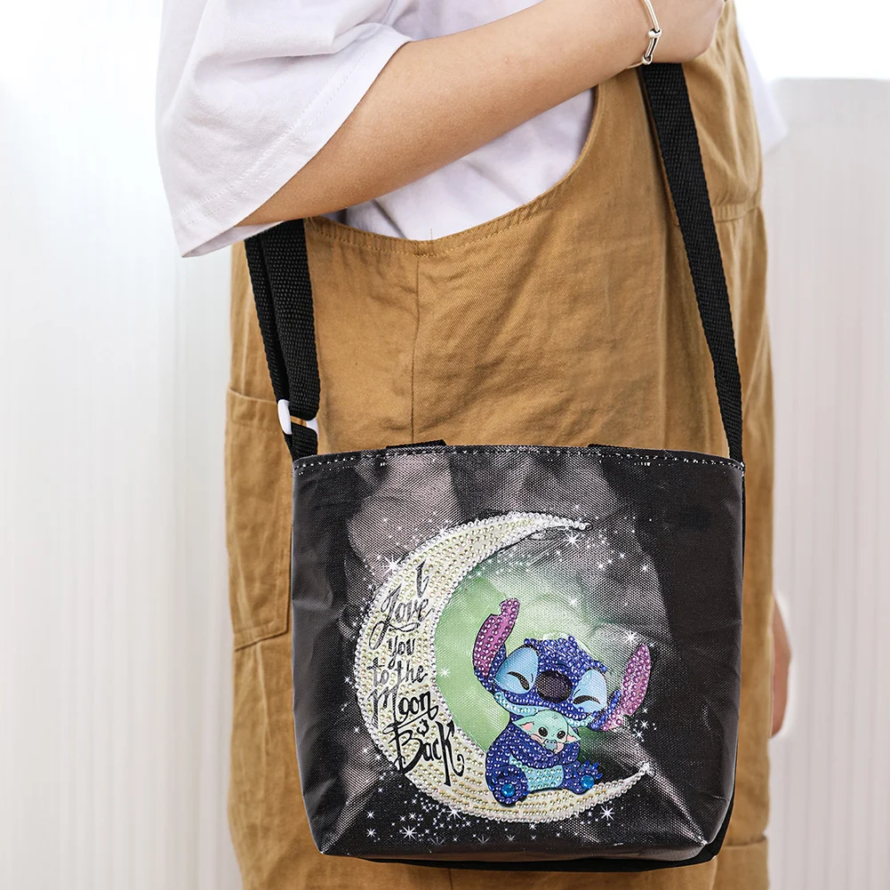 5D Diamond Painting Handbag DIY Canvas Yak Storage Bag Tote Gifts