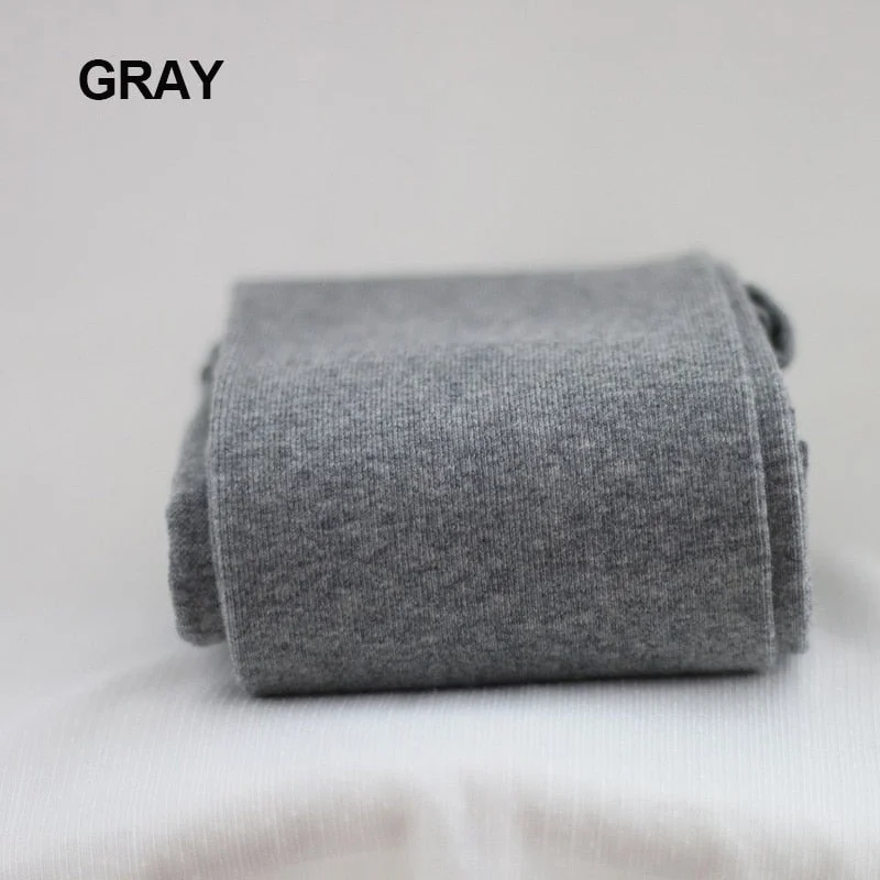 Warm Pantyhose Tights High Elastic Waist Thick Stockings Tights Female Striped Pantyhose 16 Solid Color Autumn Winter Tights