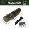 Outdoor camping 7-in-1 multifunctional whistle