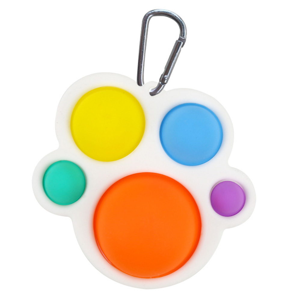 

Dimple Fidget Toy Early Education Finger Exercise Board Anti Stress (White), 501 Original
