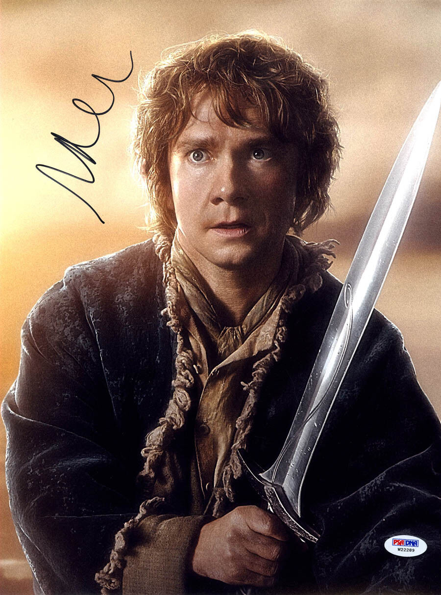 Martin man SIGNED 11x14 Photo Poster painting Bilbo Baggins The Hobbit PSA/DNA AUTOGRAPHED