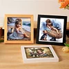 4 PCS Girl - Full Embroidery 2 Strands 14CT Stamped Cross Stitch - 40*40CM