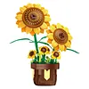 Artificial Flower Building Blocks for Adults Women for Home Decor (Sunflower)