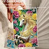 2pcs DIY Horse Diamond Painting Acrylic Jewelry Box