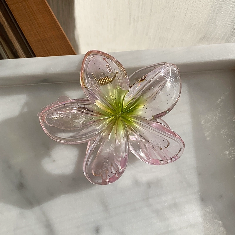 Women’s Sweet Minimalist Flower Plastic Hair Claws