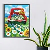Diamond Painting -DIY Full Square Drill Sunflower Truck