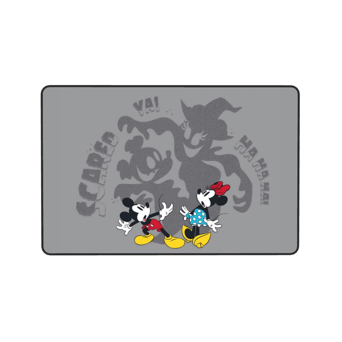 Halloween Sacred Ya! Printed Flannel Fabric Area Rug