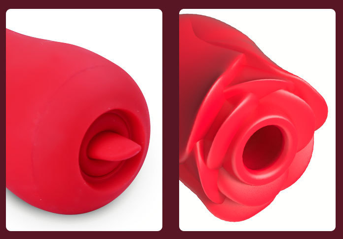 Tonguelicious Red Rose Toy for Women Tongue Licking G Spot Rose Vibrat –  lovepotioninc