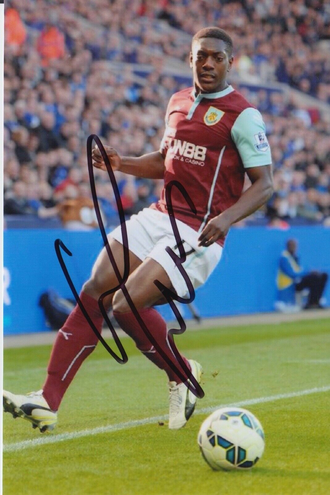 MARVIN SORDELL HAND SIGNED 6X4 Photo Poster painting - FOOTBALL AUTOGRAPH - BURNLEY 1.