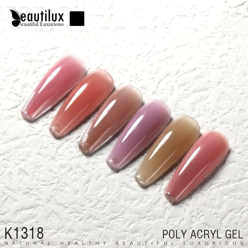 Poly Acryl Gel Kit 15gx6pcs