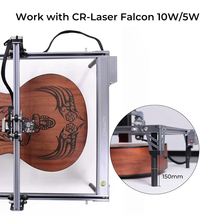 10W CR-Laser Falcon Engraver Combo