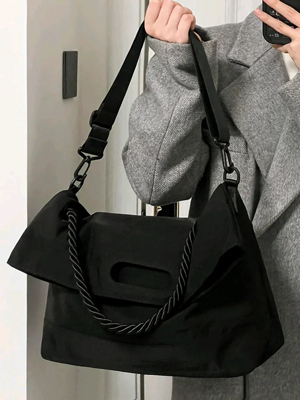 Classic Solid Color Bags Accessories Crossbody Bags