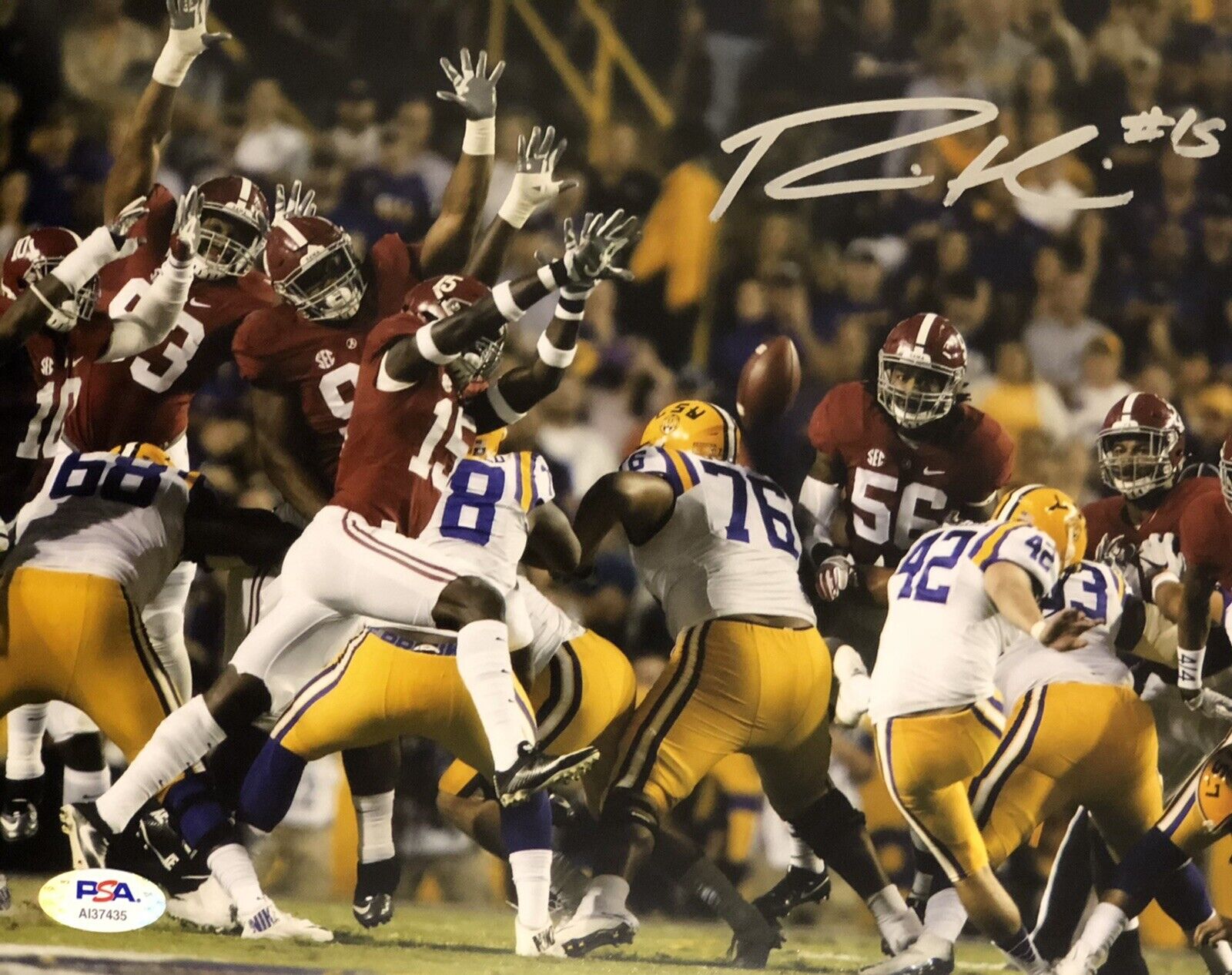 Ronnie Harrison Signed Autographed Alabama Crimson Tide 8x10 Photo Poster painting Psa/Dna