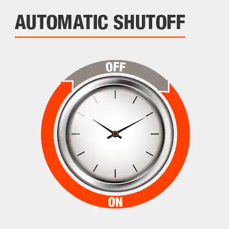 This electric fireplace has automatic shut off feature