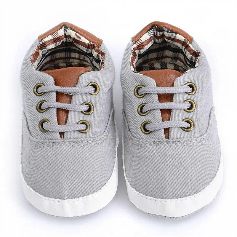 2019 Baby Summer Shoes Newborn Baby Girl Boys Causal Bow Anti-slip Shoes Plaid Patchwork Soft Sole Sneakers Prewalker 0-18M