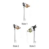 Solar Watering Can Stake Light Angel Hummingbird Iron Art Outdoor