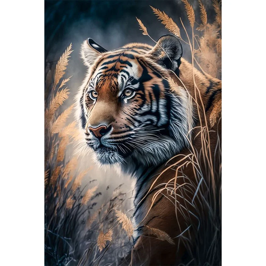 Diamond Painting - Full Round Drill - Tiger(Canvas|40*60cm)