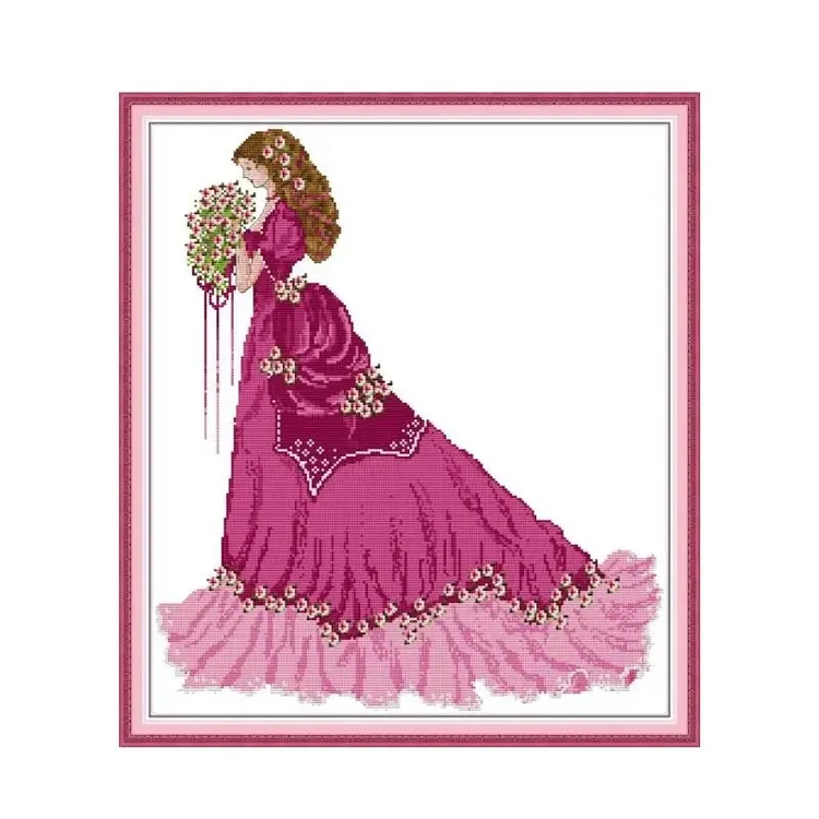 『Joy Sunday』Character - 14CT Stamped Cross Stitch(40*50cm)
