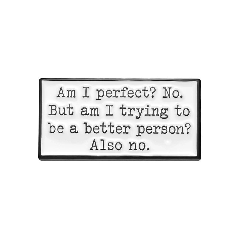 Cartoon Style Pin Book Letter Heart Shape Alloy Stoving Varnish Unisex Brooches