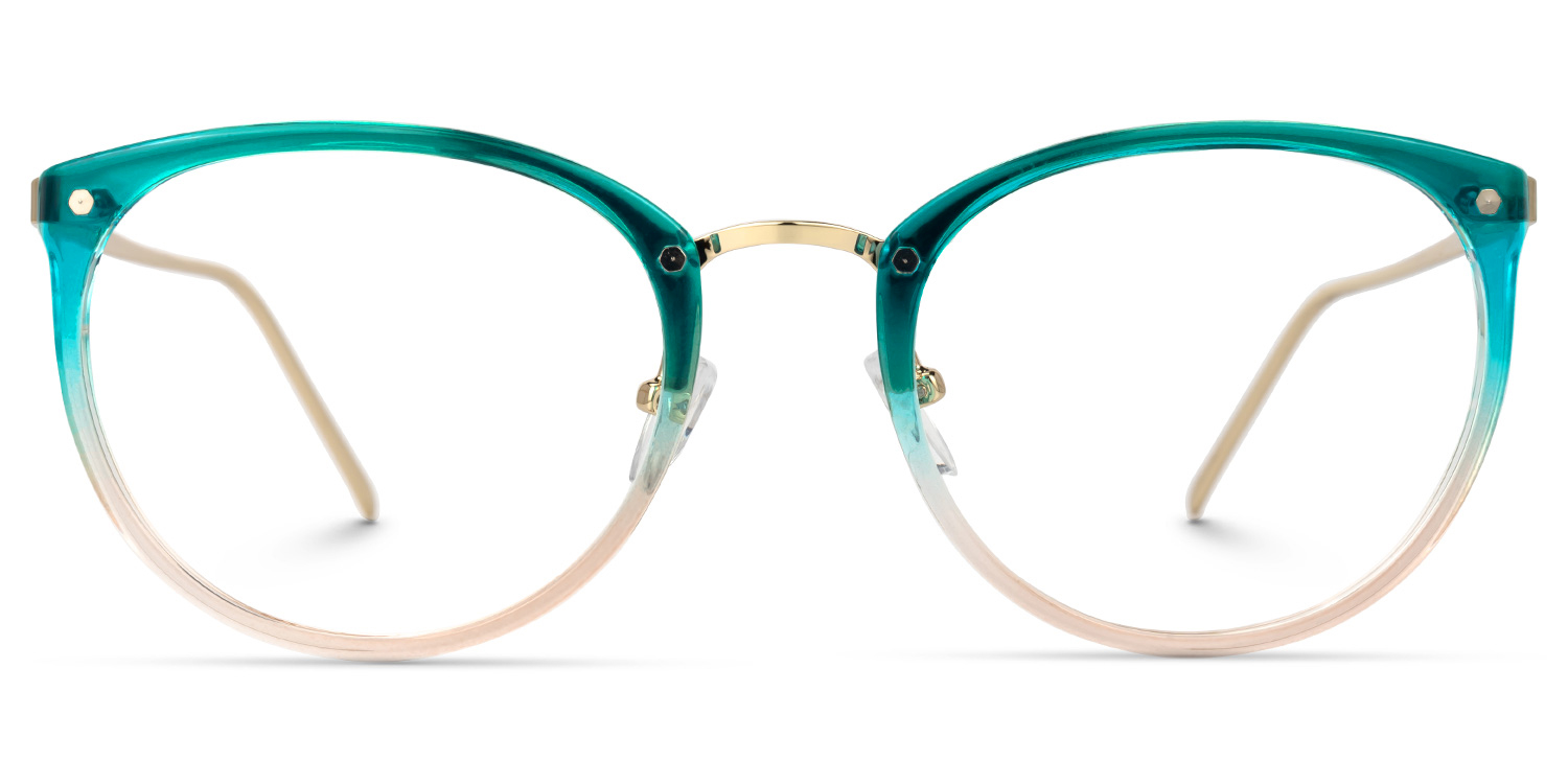 Abbas Blau-Rosa Rund Brille Blau-Rosa