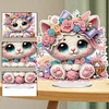 Diamond Painting Acrylic Kitten Tabletop Decorations for Adults