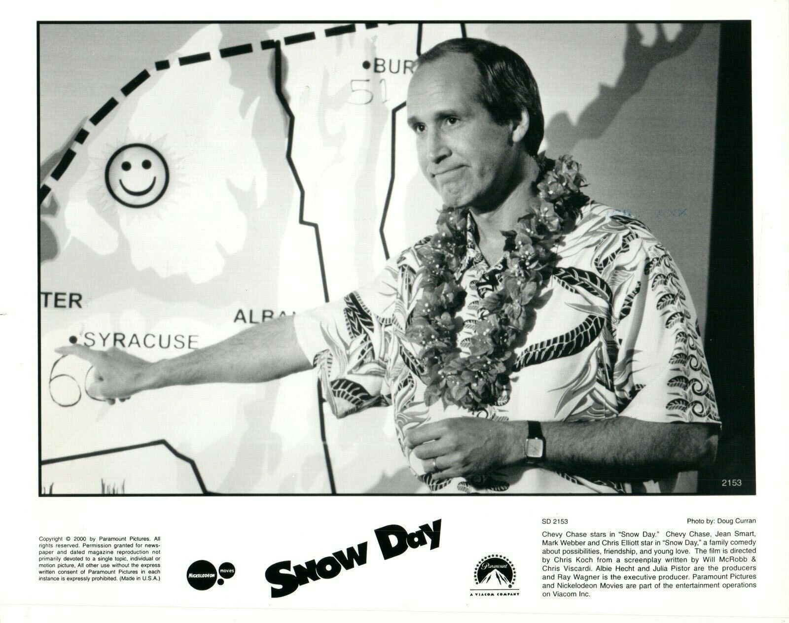 CHEVY CHASE Actor Comedian 8x10 Promo Press Photo Poster painting SNOW DAY Movie 2000 PARAMOUNT