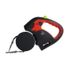 Double-Ended Retractable Leash, Suitable For Two Dogs, 360&deg; Anti-Entanglement Rotating Belt, 3M Retractable Belt, With Lighting Function, Double-Ended Pet Leash, Comfortable Grip, Convenient Dog Walking