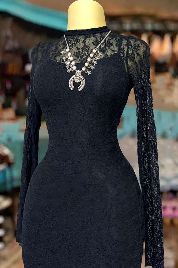 Sexy Slim Lace Dress-0520